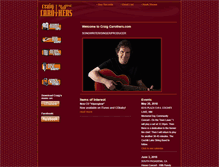 Tablet Screenshot of craigcarothers.com